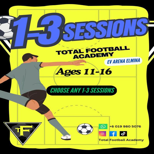 Ages 11-16 (EV Arena Elmina) 1-3 Sessions