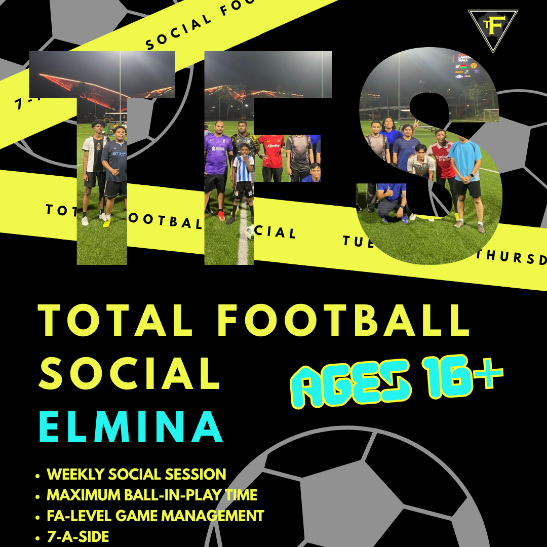 Total Football Social (Ages 16+ | EV Arena Elmina)