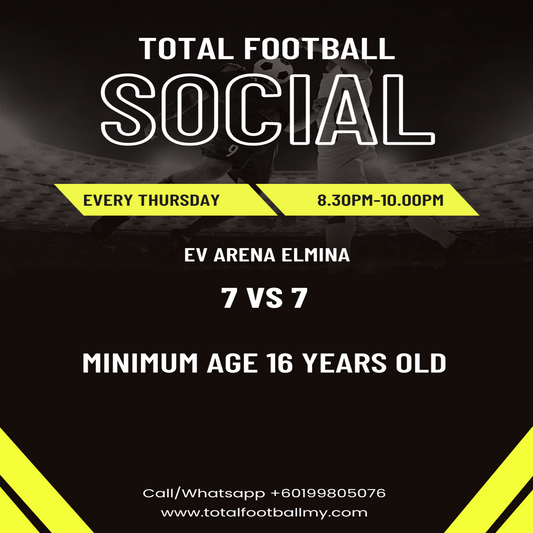 Total Football Social (Ages 16+ | EV Arena Elmina)