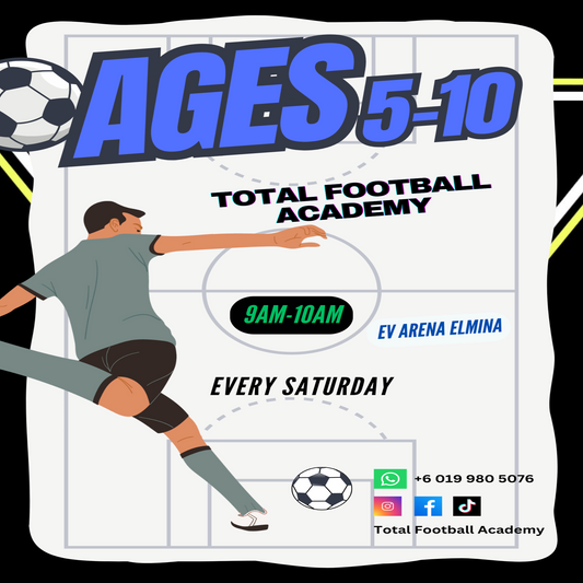 Total Football Academy (Ages 5-10 | EV Arena Elmina)