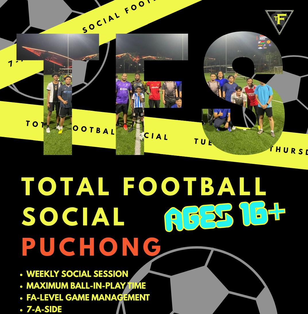 Total Football Social (Ages 16+ | Footballhub Central Puchong)